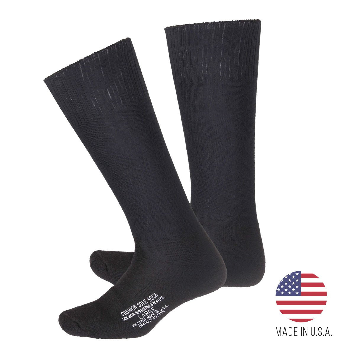 MilSpec Cushion Sole Boot Socks-Tactical Source LLC