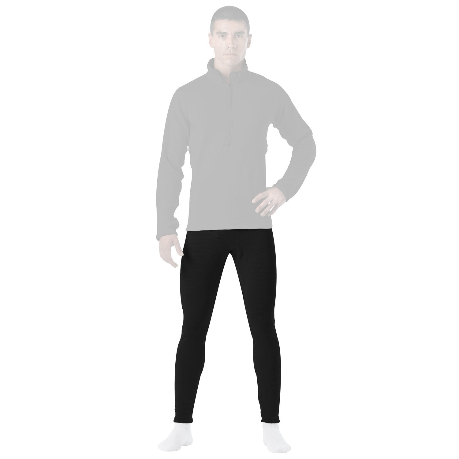 MilSpec ECWCS Gen III Midweight Military Underwear Bottom Level II Black-Tactical Source LLC