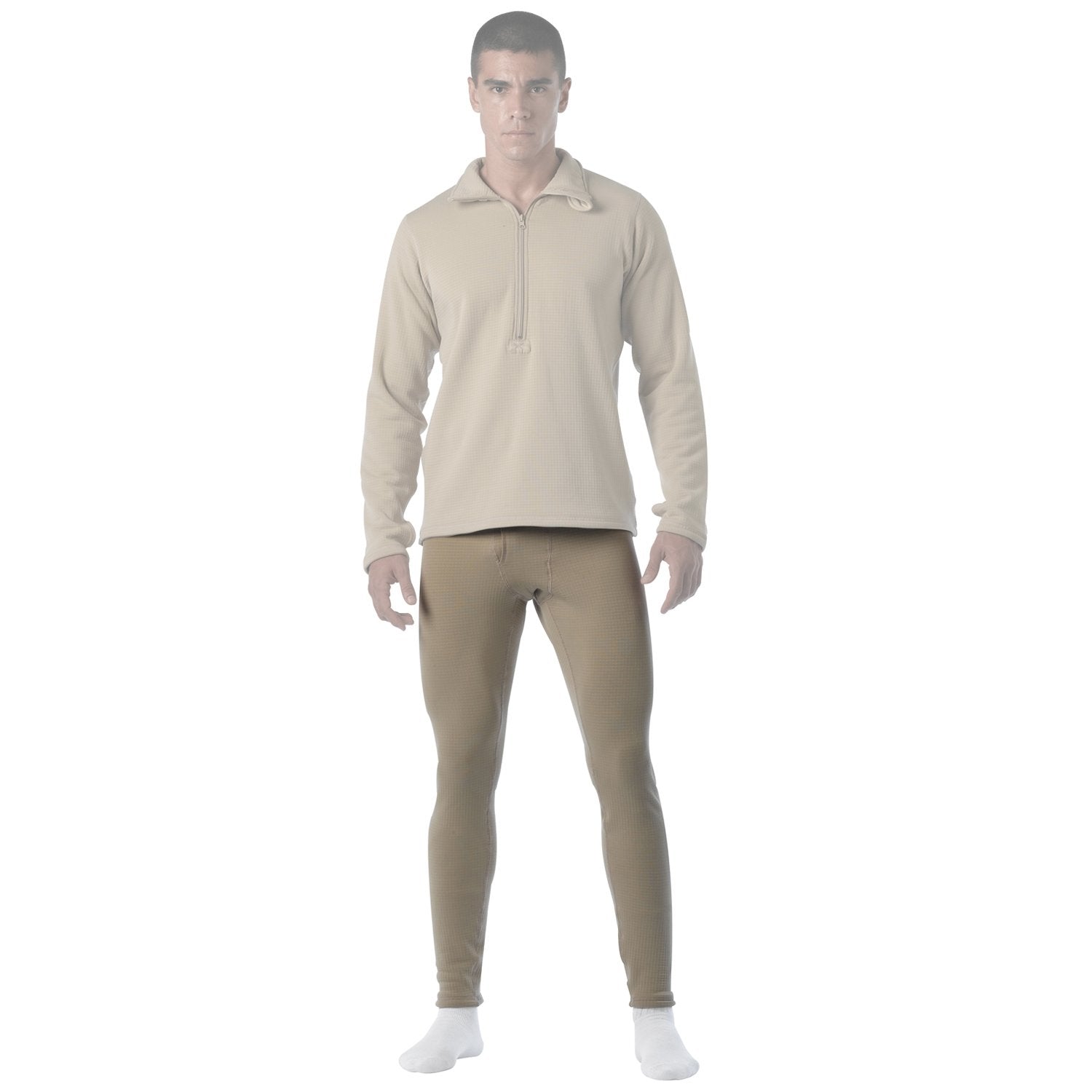 MilSpec ECWCS Gen III Midweight Military Underwear Bottom Level II Desert Sand-Tactical Source LLC