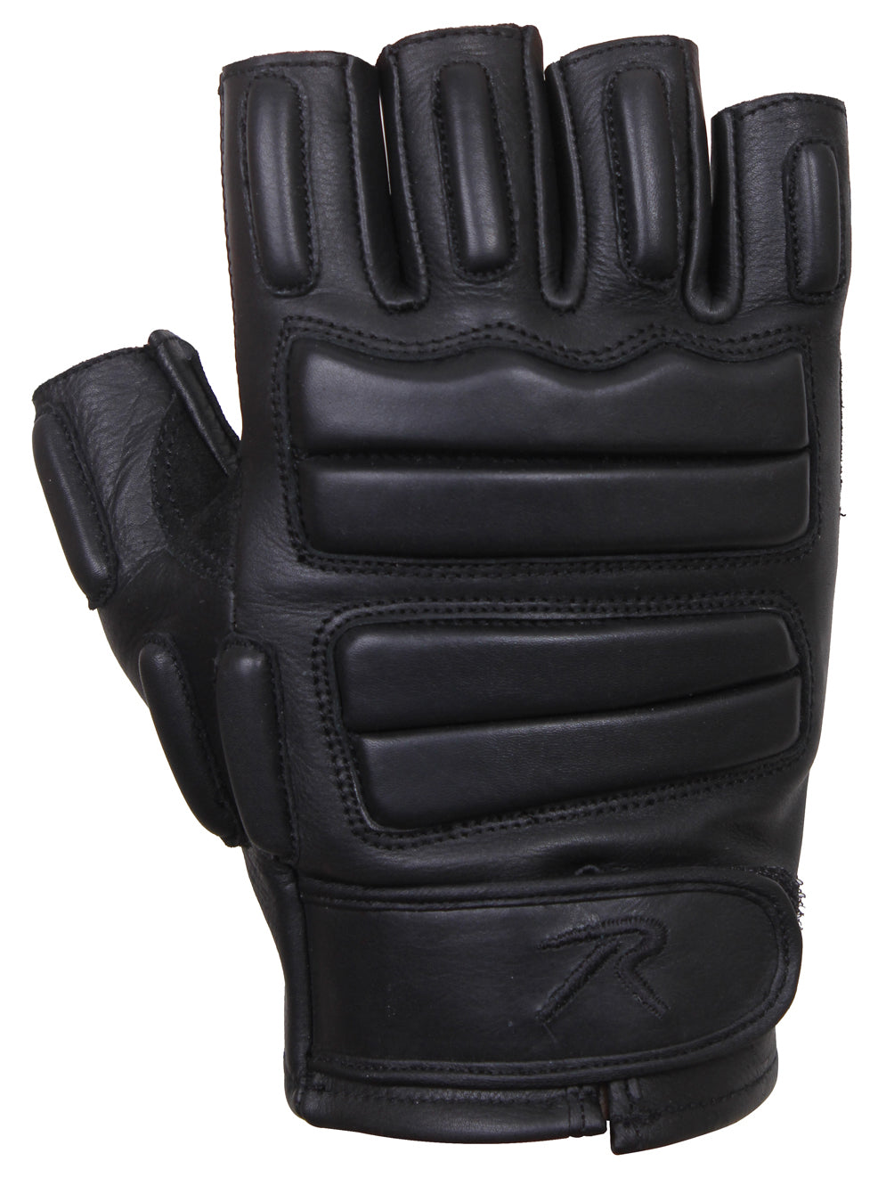 Milspec Fingerless Padded Tactical Gloves-Tactical Source LLC
