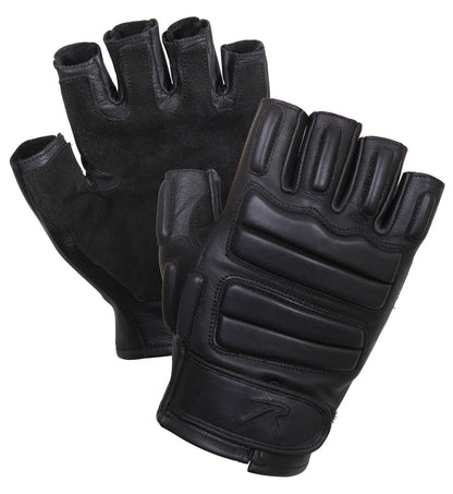 Milspec Fingerless Padded Tactical Gloves-Tactical Source LLC