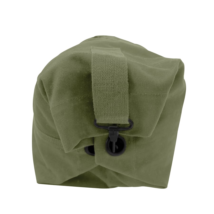 Milspec G.I. Style Canvas Double Strap Duffle Bag 89.6L - Olive Drab-Tactical Source LLC