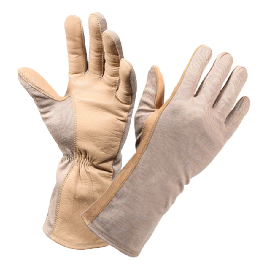 MilSpec G.I. Type Flame & Heat Resistant Flight Gloves-Tactical Source LLC