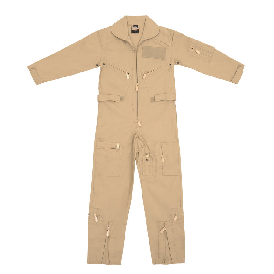 MilSpec Kids Flightsuit Khaki - Small-Tactical Source LLC