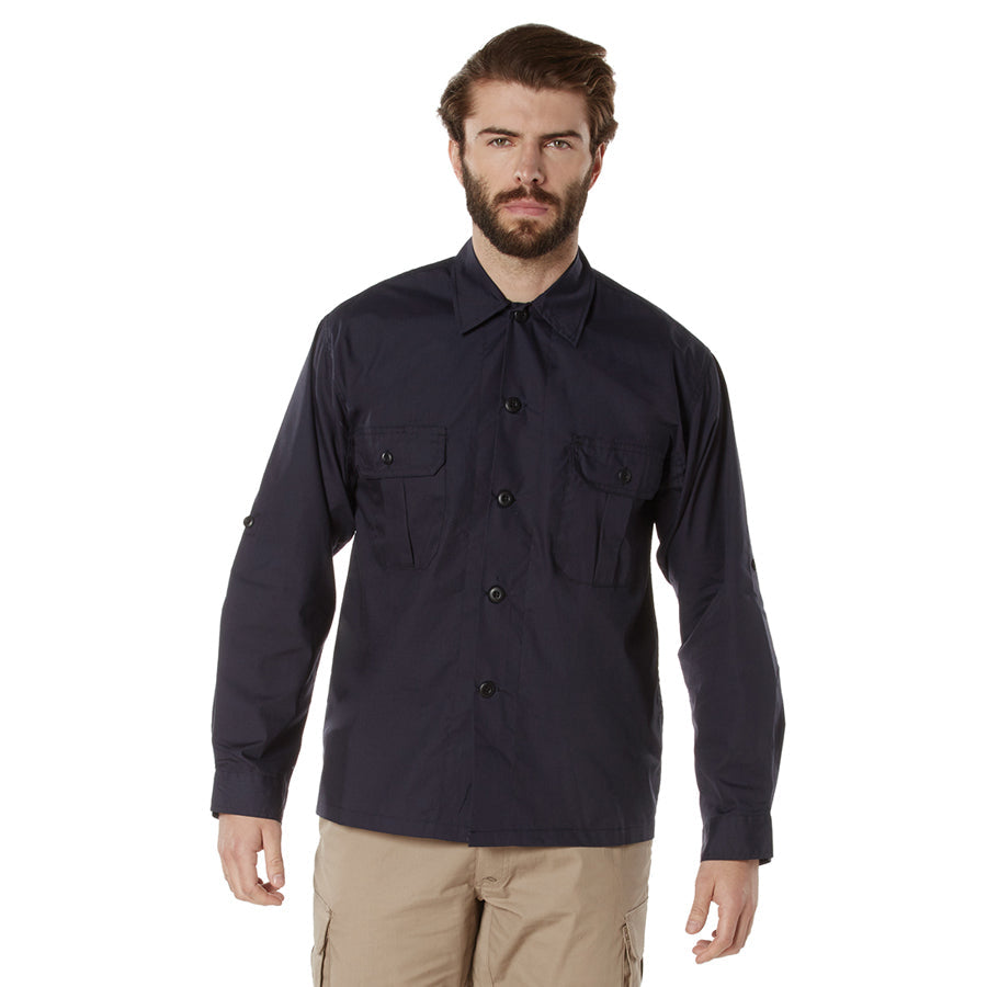 MilSpec Lightweight Tactical Shirt - Midnight Navy Blue 2XL-Tactical Source LLC
