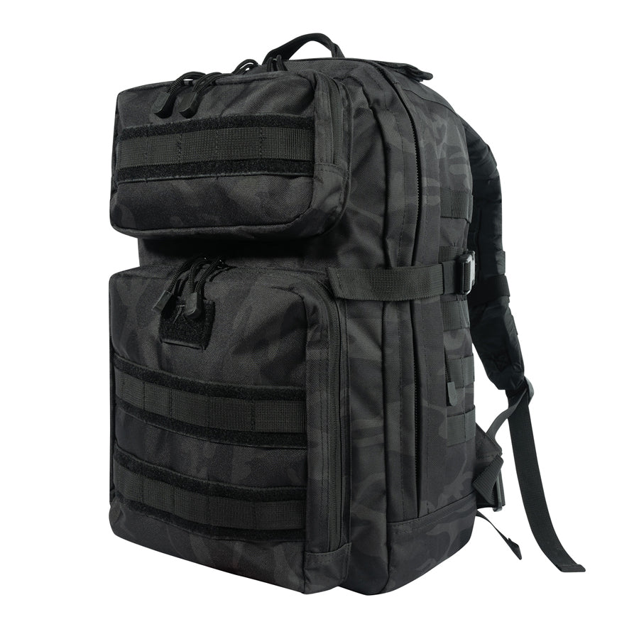 Milspec Midnight Camo Fast Mover Tactical Backpack-Tactical Source LLC