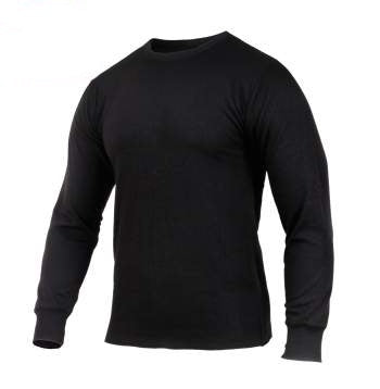 MilSpec Midweight Thermal Knit Top Black-Tactical Source LLC