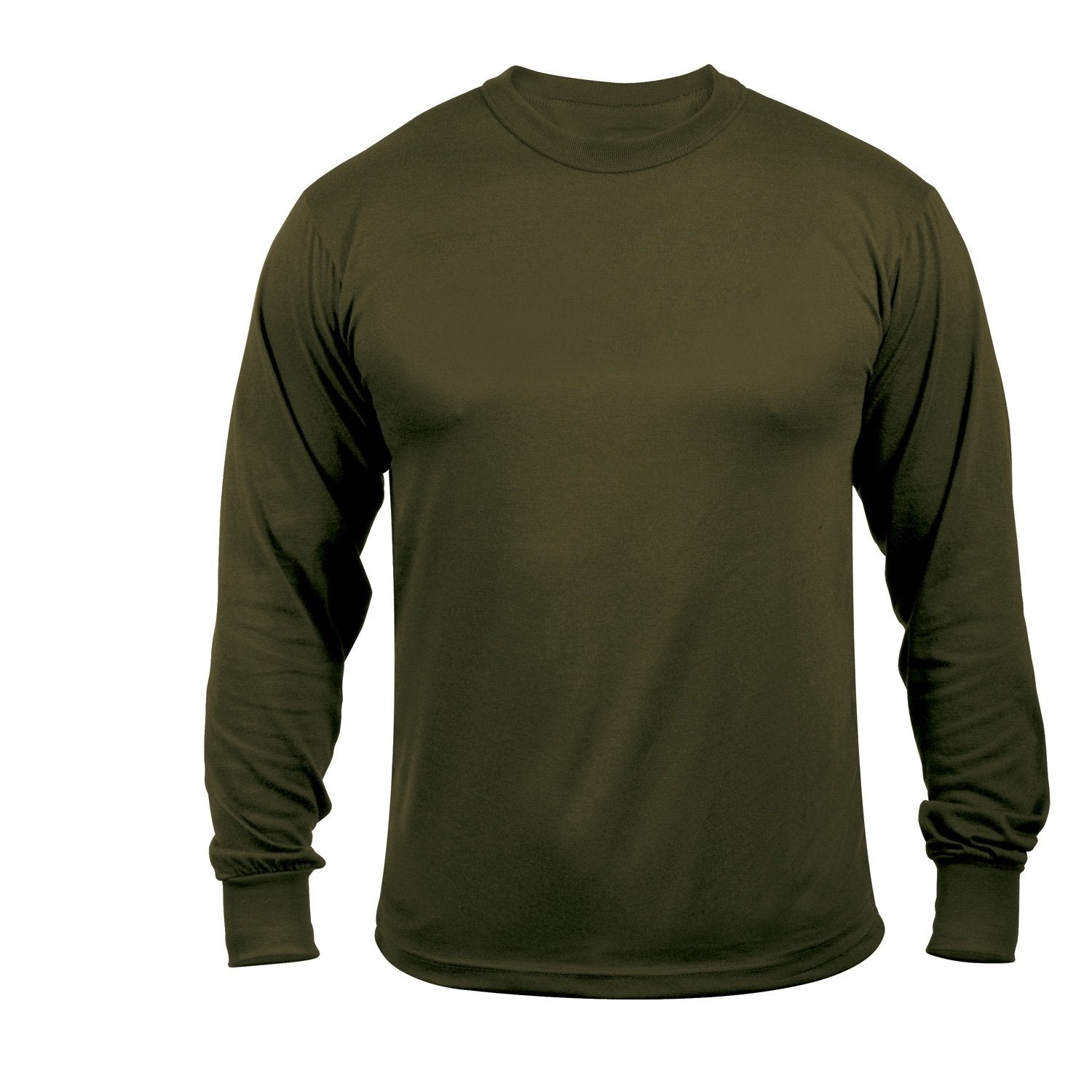 MilSpec Moisture Wicking Long Sleeve T-Shirt Olive Drab-Tactical Source LLC