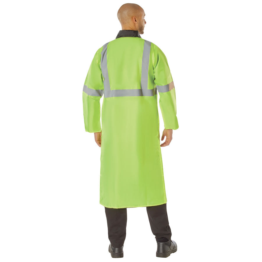 MilSpec Reversible Reflective Rain Parka Safety Green-Tactical Source LLC