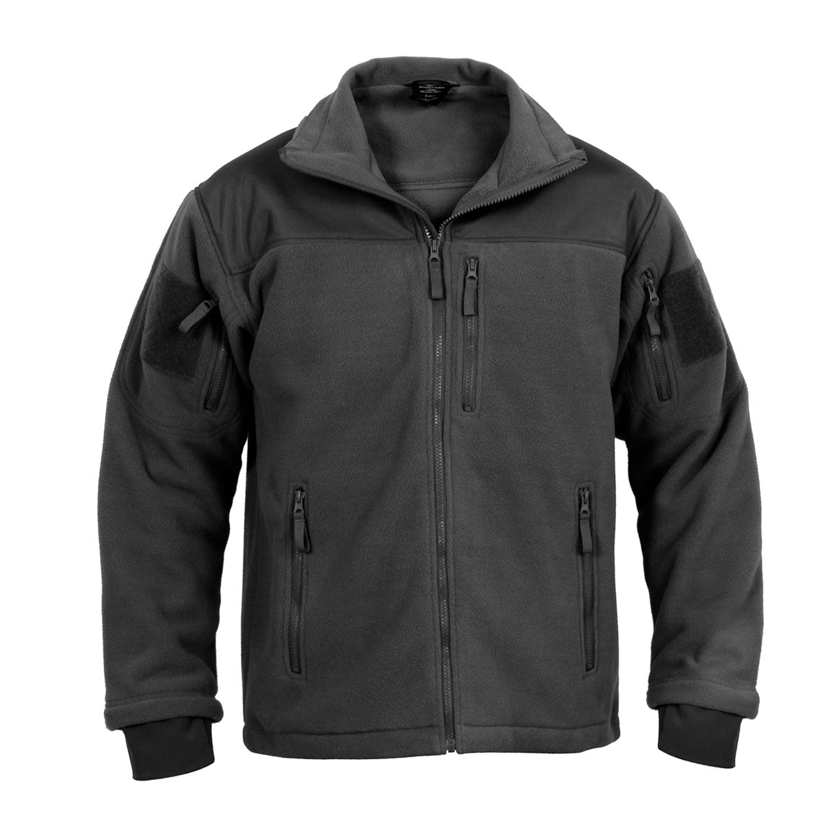 MilSpec Spec Ops Tactical Fleece Jacket Black-Tactical Source LLC