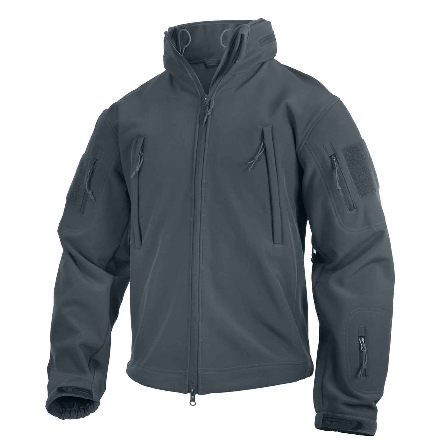 MilSpec Special Ops Tactical Softshell Jacket with Hood Gun Metal Grey-Tactical Source LLC