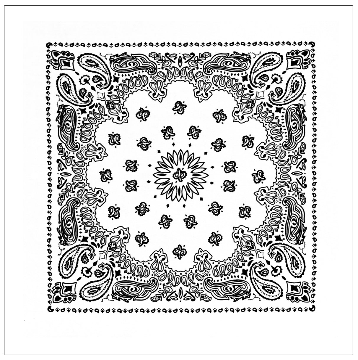 Milspec Trainmen Paisley Bandana – Extra-Large 27” X 27"-Tactical Source LLC