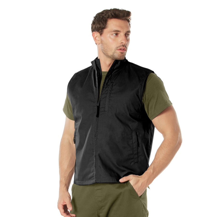 MilSpec Undercover Travel Vest - Black Large-Tactical Source LLC