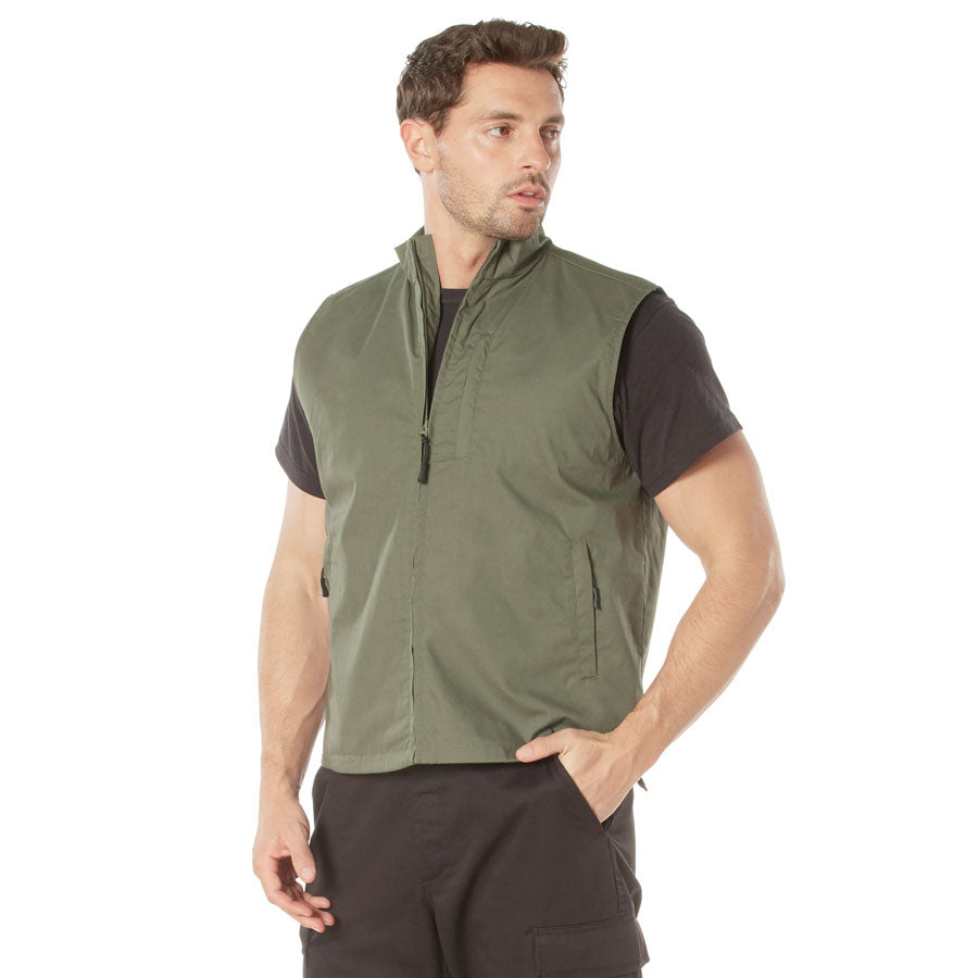 MilSpec Undercover Travel Vest Olive Drab-Tactical Source LLC