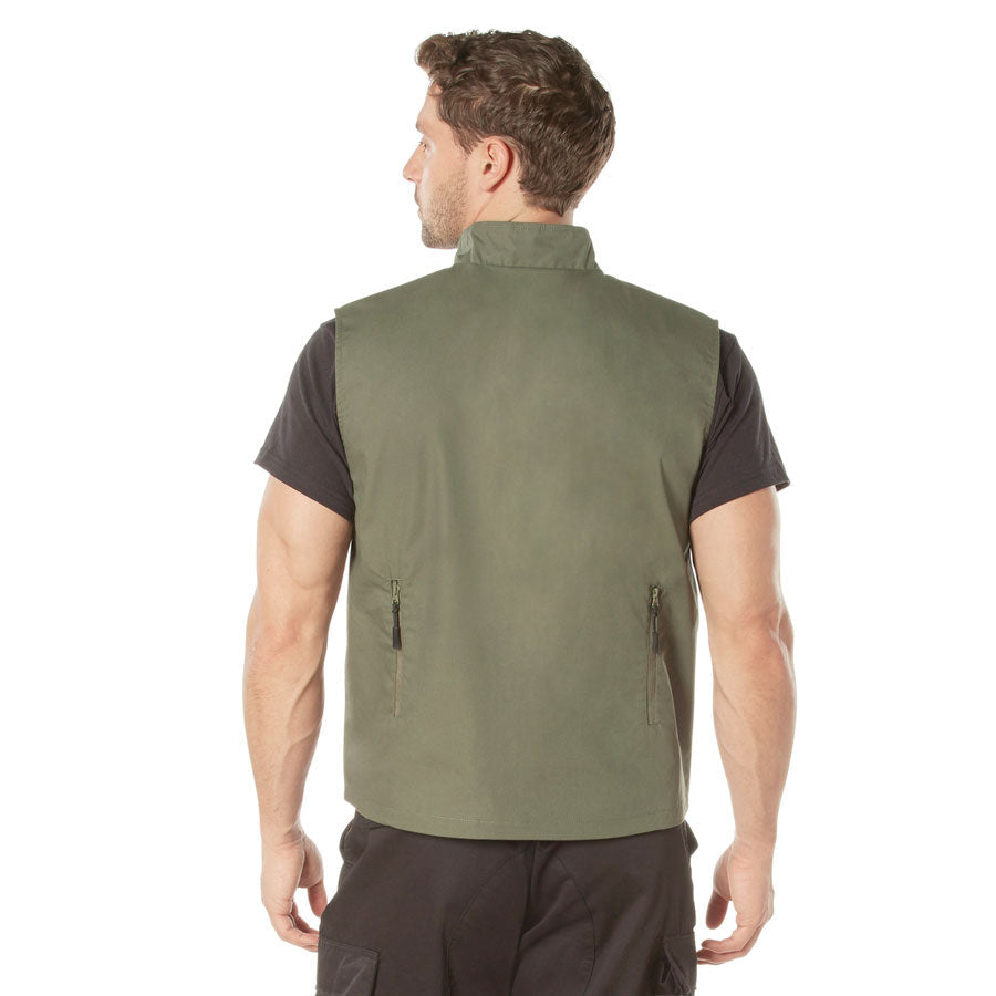 MilSpec Undercover Travel Vest Olive Drab-Tactical Source LLC
