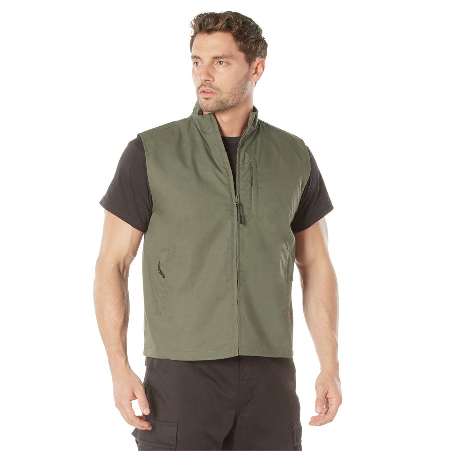 MilSpec Undercover Travel Vest Olive Drab-Tactical Source LLC