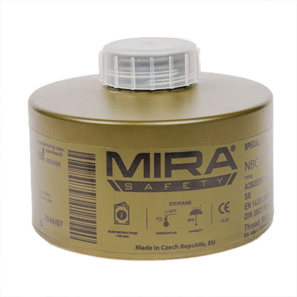 Mira Safety CBRN Gas Mask Filter NBC77 SOF 40mm Thread Canister-Tactical Source LLC