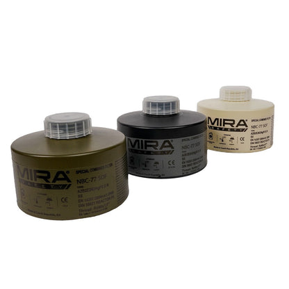 Mira Safety CBRN Gas Mask Filter NBC77 SOF 40mm Thread Canister-Tactical Source LLC