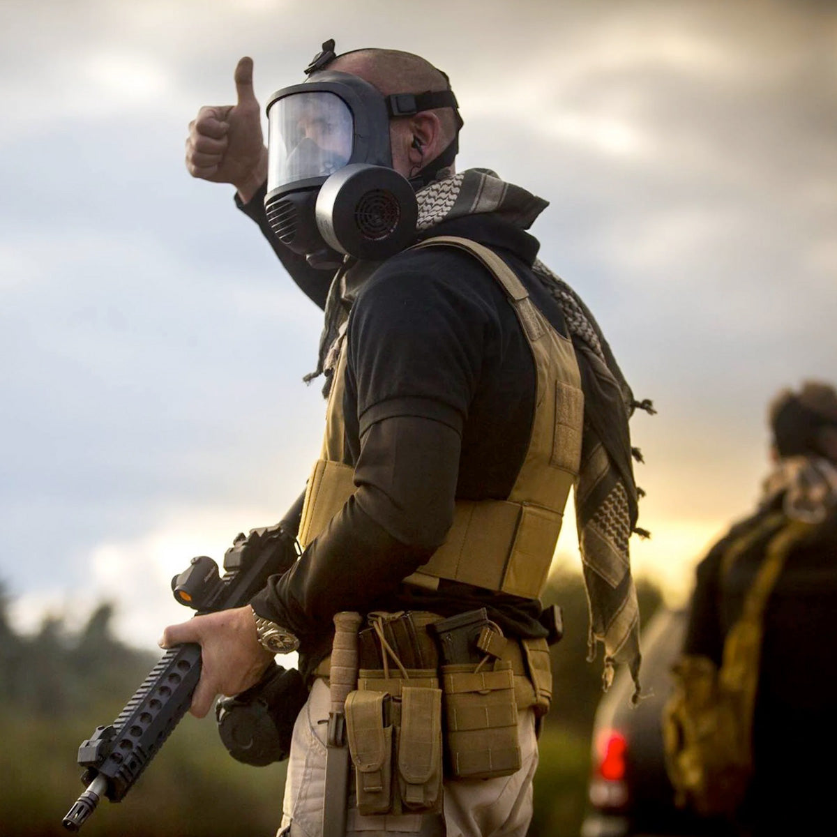 MIRA Safety CM-6M Tactical Gas Mask Full-Face Respirator for CBRN Defense-Tactical Source LLC