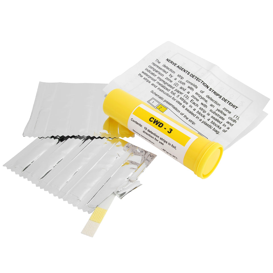 MIRA Safety DETEHIT CWD-3 CBRN Detection Strips-Tactical Source LLC