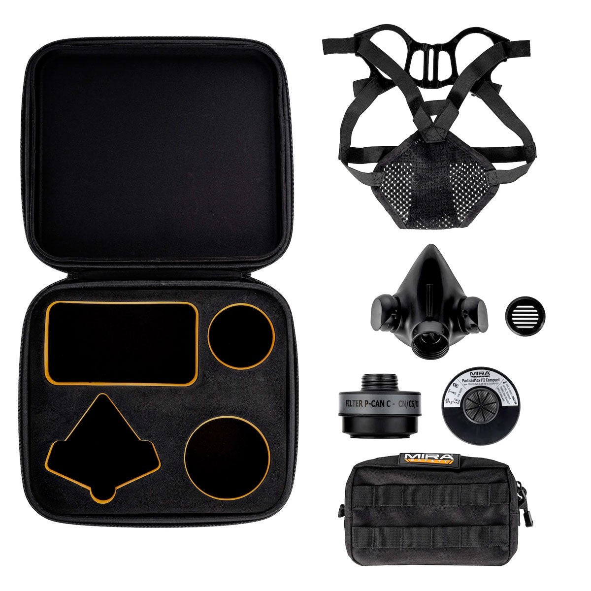 Mira Safety TAPR Tactical Air-Purifying Respirator Mask Universal Fit-Tactical Source LLC