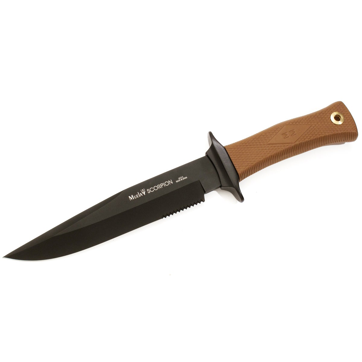 Muela Scorpion-18NM Tefloned Blade with Desert Sheath-Tactical Source LLC
