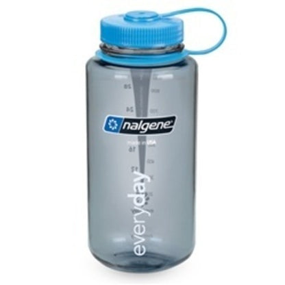 Nalgene Wide Mouth 1 Litre Tritan Bottle Grey-Tactical Source LLC
