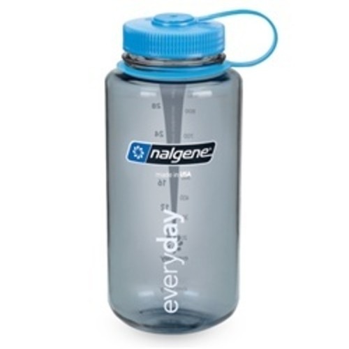 Nalgene Wide Mouth 1 Litre Tritan Bottle Grey-Tactical Source LLC
