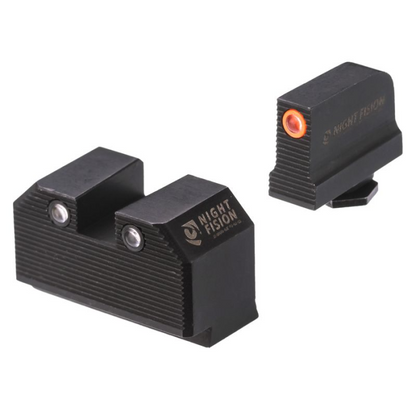 Night Fision Optics Ready Stealth Lower 1/3rd Night Sight Set for Glock 17/19/34 w/ RMR/507C/SRO/ACRO-Tactical Source LLC