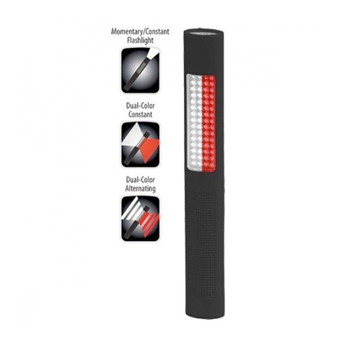Nightstick 2-in-1 Safety Light / Flashlight White/Red-Tactical Source LLC