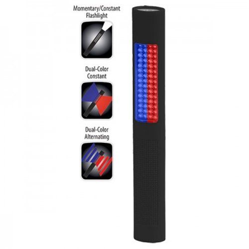 Nightstick 2in1 Blue / Red Traffic Safety Light Flashlight-Tactical Source LLC