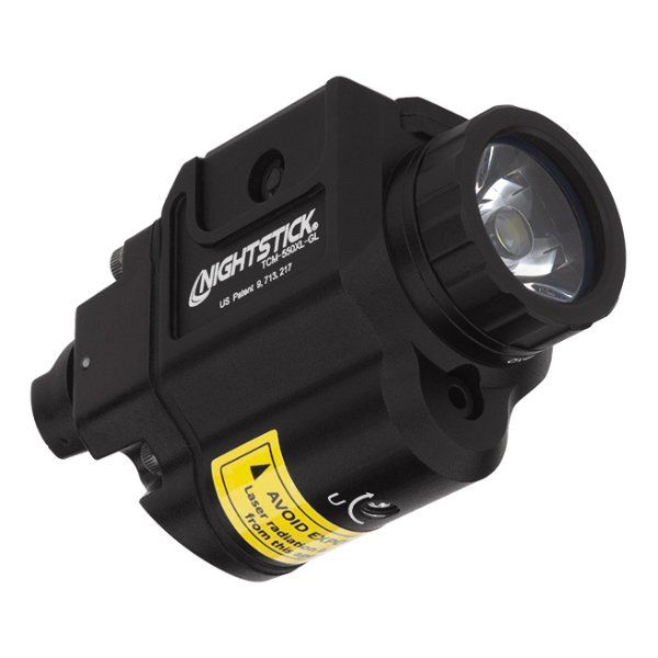 Nightstick Compact Tactical Weapon-Mounted Light with Green Laser-Tactical Source LLC