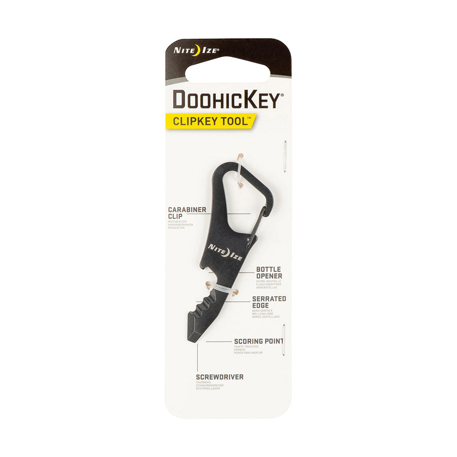 Nite-Ize DoohicKey ClipKey Key Tool Black-Tactical Source LLC