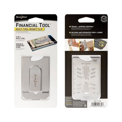 Nite Ize Financial Tool Multi-Tool Money Clip Stainless-Tactical Source LLC