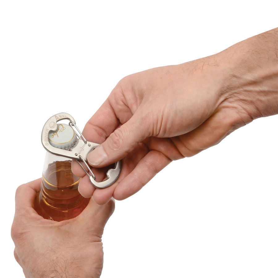 Nite Ize S-Biner Ahhh Stainless Bottle Opener-Tactical Source LLC