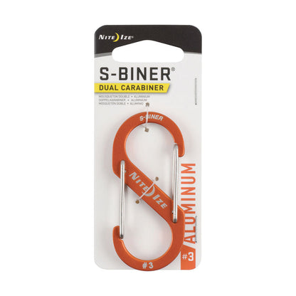 Nite Ize S-Biner Dual Carabiner Aluminium #3-Tactical Source LLC