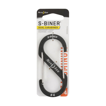 Nite Ize S-Biner Dual Carabiner Aluminium #4-Tactical Source LLC