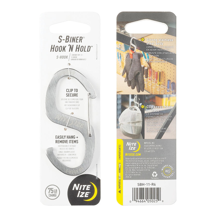 Nite Ize S-Biner Hook 'N Hold S-Hook-Tactical Source LLC