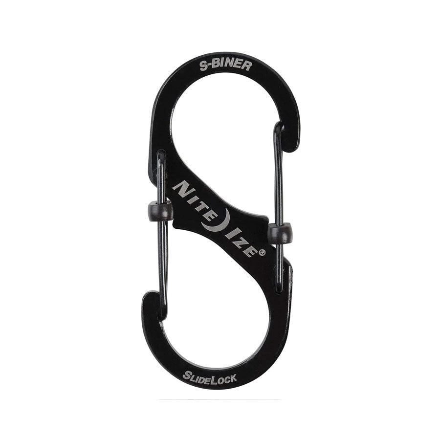 Nite Ize S-Biner SlideLock #3 Steel Black-Tactical Source LLC