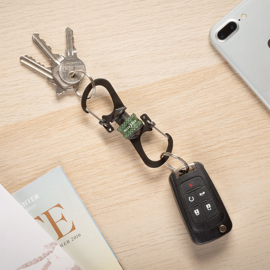 Nite Ize SlideLock 360° Magnetic Locking Carabiner Olive-Tactical Source LLC