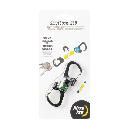 Nite Ize SlideLock 360° Magnetic Locking Carabiner Olive-Tactical Source LLC