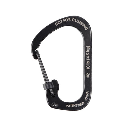 Nite Ize SlideLock Carabiner Stainless Steel #2-Tactical Source LLC