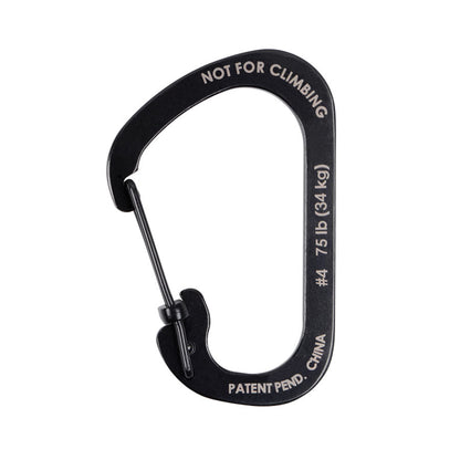 Nite Ize SlideLock Carabiner Stainless Steel #4-Tactical Source LLC