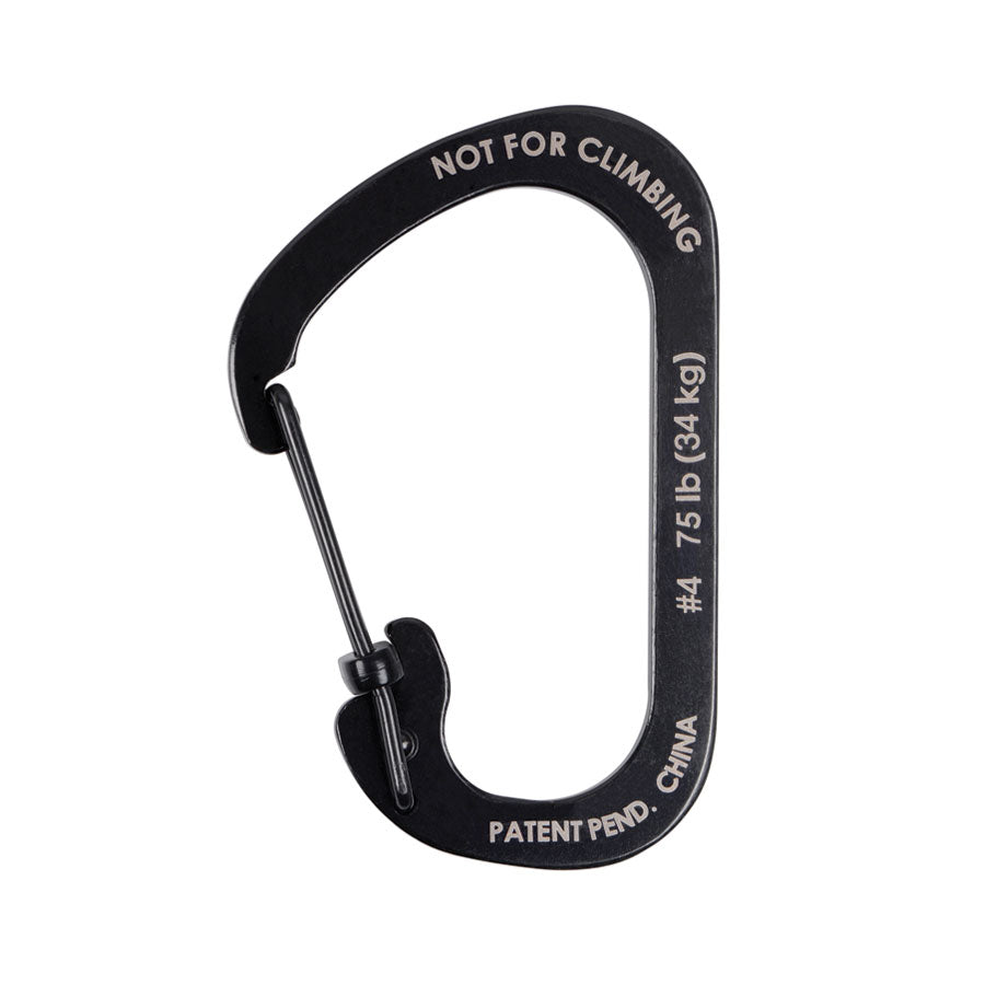 Nite Ize SlideLock Carabiner Stainless Steel #4-Tactical Source LLC
