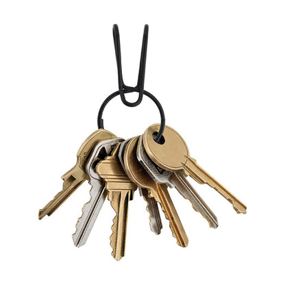 Nite-Ize SqueezeRing Easy Load Key Clip Black-Tactical Source LLC