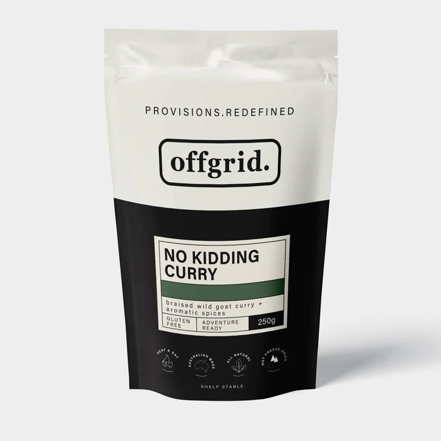 Offgrid Provisions No Kidding Curry - Heat & Eat Meal-Tactical Source LLC