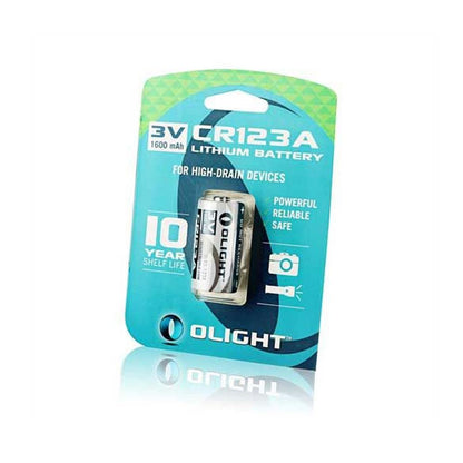 Olight 1600mAh CR123A Lithium battery OLB-CR123A-Tactical Source LLC