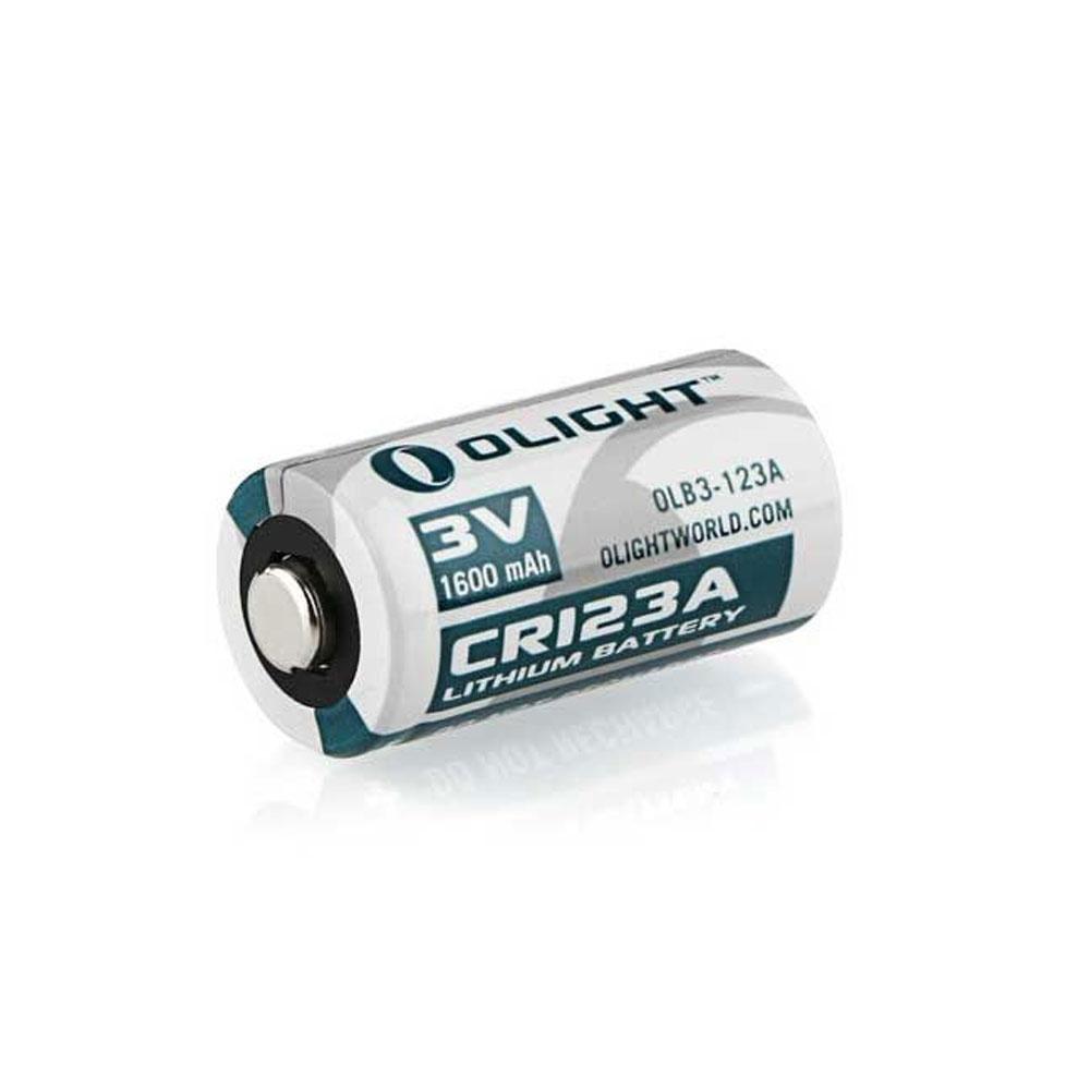 Olight 1600mAh CR123A Lithium battery OLB-CR123A-Tactical Source LLC