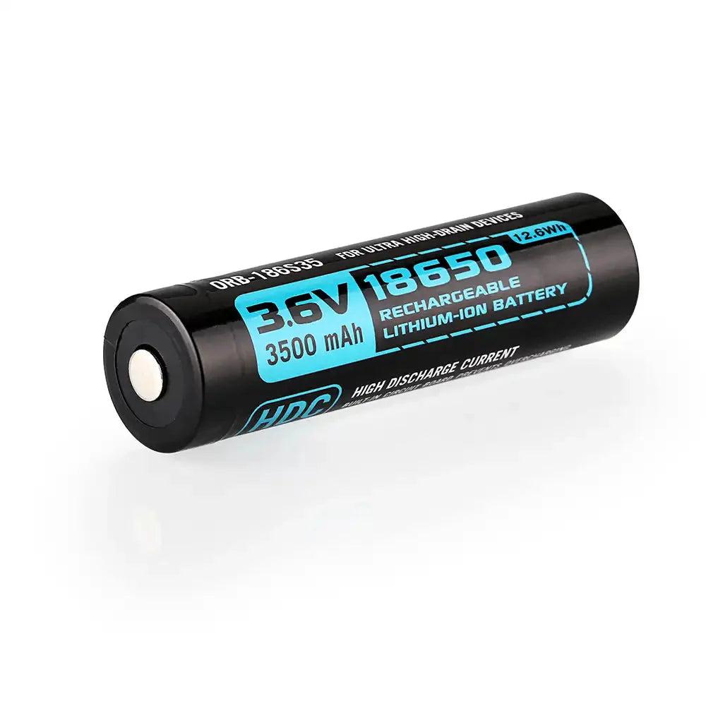 Olight 3500mAh 18650 protected Li-ion rechargeable battery ORB-186S35-Tactical Source LLC