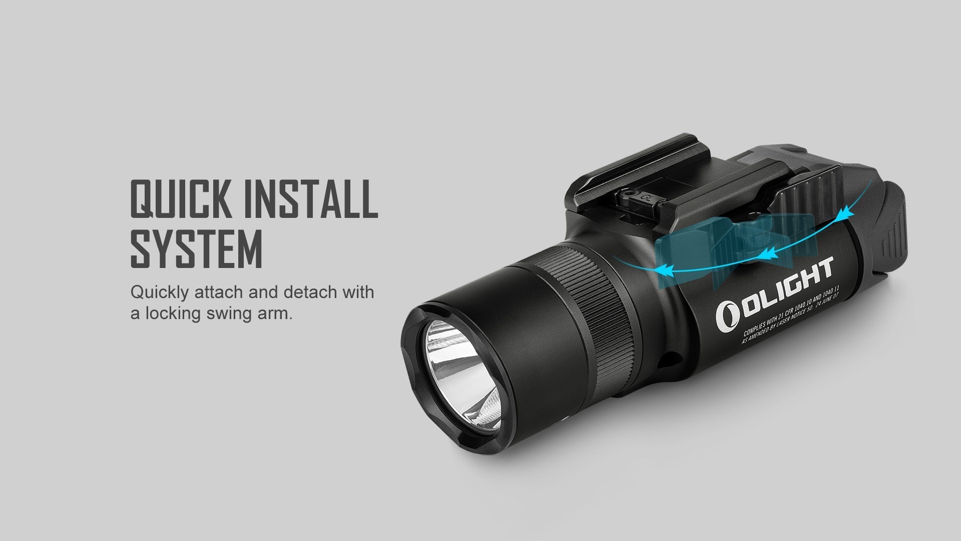 Olight BALDR Pro R Tactical Flashlight Green Laser Combo 1350 Lumen-Tactical Source LLC